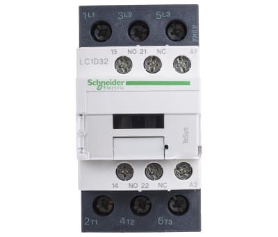 Product image for AC controlled contactor,32A 400V coil