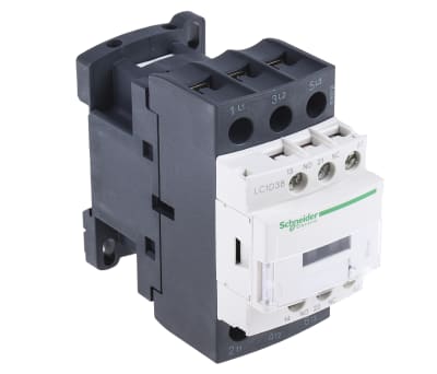 Product image for AC controlled contactor,38A 230Vac coil