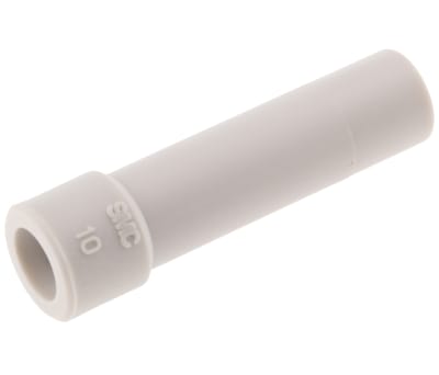 Product image for Wht push-in one touch plug fitting,10mm