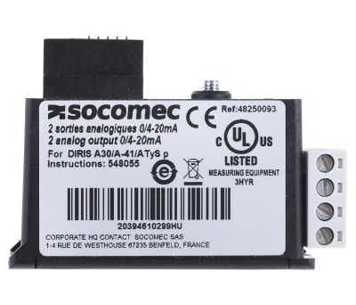 Product image for ANALOGUE OUTPUT MODULE FOR ENERGY METER