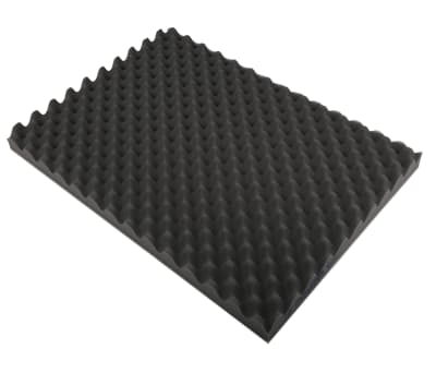 Product image for Paulstra Hutchinson Adhesive PUR Foam Acoustic Insulation, 700mm x 500mm x 50mm