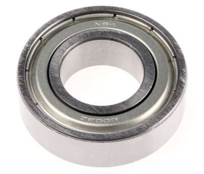 Product image for SINGLE ROW RADIAL BALLBEARING,2Z 17MM ID