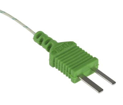 Product image for Fine wire type K thermocouple,fibreglass