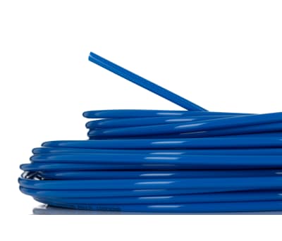 Product image for Blue light duty nylon tube,30m L x6mm OD