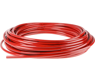 Product image for Red light duty nylon tube,30m L x12mm OD