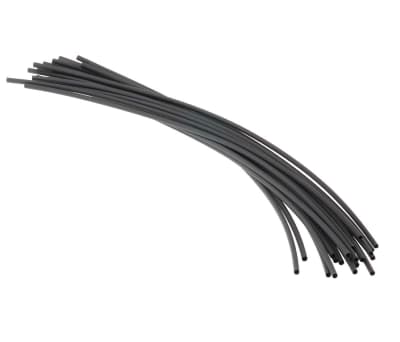 Product image for Black heatshrink sleeve,2.4mm bore 20pcs