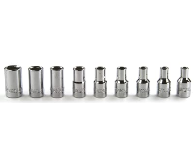 Product image for 75PCS 1/4,3/8 & 1/2IN METRIC SOCKET SET