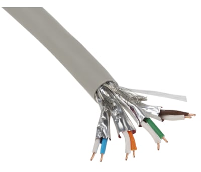 Product image for LSZH 4 pair cat7 Datatwist ISTP 500m