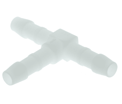 Product image for Push-on equal tee connector,4mm ID hose