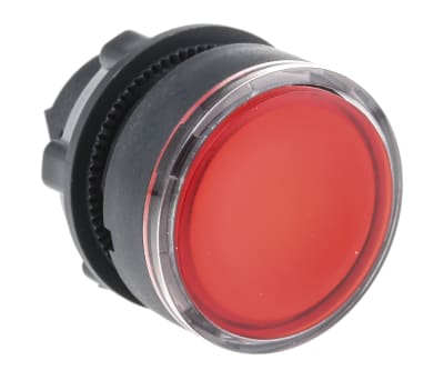 Product image for Illuminated head for LED PB body, red