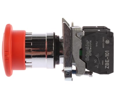 Product image for E Stop 40mm Trig Act Turn Rel Red 1NO1NC