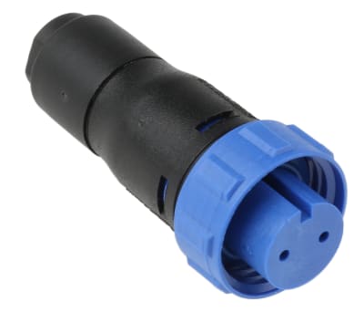 Product image for IP68 2 way cable socket,8A