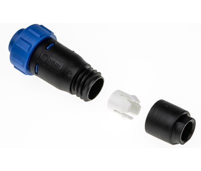 Product image for IP68 8 way cable socket,5A