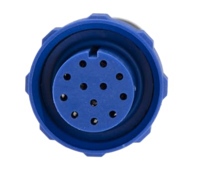Product image for IP68 12 way cable socket,1A