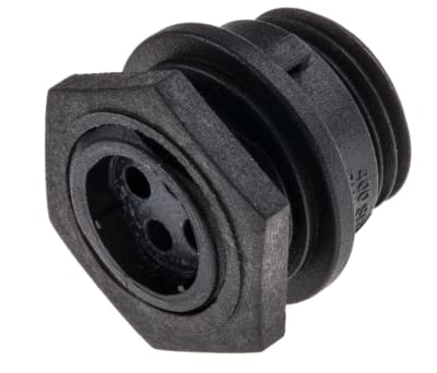 Product image for IP68 4 way chassis plug,5A