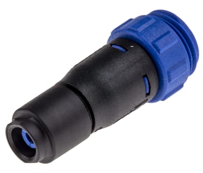 Product image for IP68 3 way cable coupler socket,8A