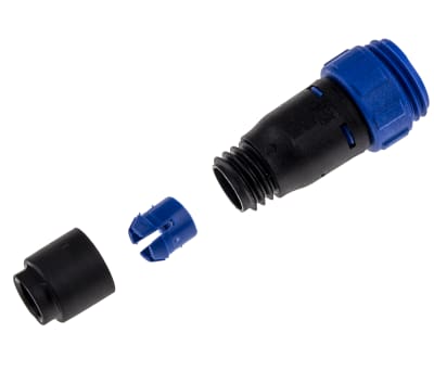 Product image for IP68 3 way cable coupler socket,8A