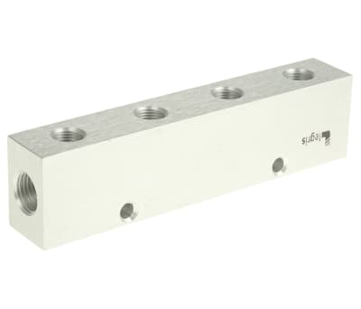 Product image for 4 outlet double sided manifold,G1/4 G1/8