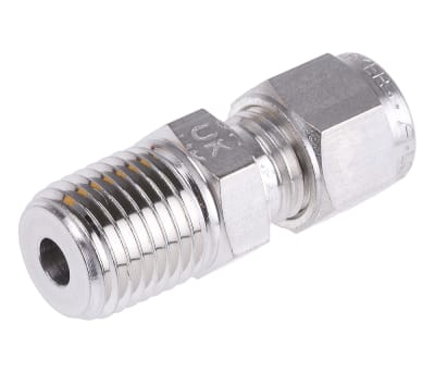 Product image for Straight connector,6mm OD 1/4 NPT