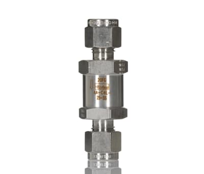 Product image for C series check valve,1/4in OD 25psi