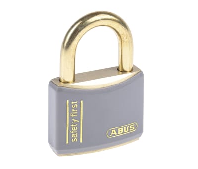 Product image for GREY KEYED ALIKE BRASS LOCK OFF PADLOCK