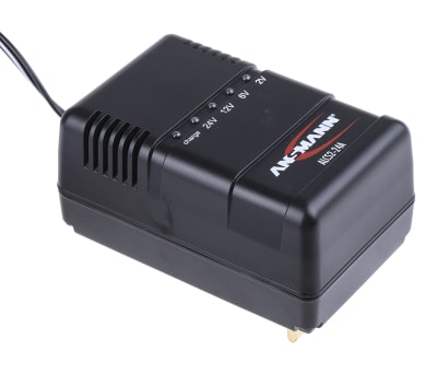 Product image for Ansmann ALCS 2-24A Lead Acid 2V 900mA Battery Charger with UKplug