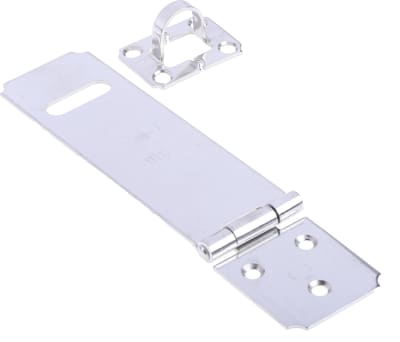 Product image for S/steel hasp & staple,114Lx36Wmm