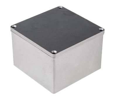 Product image for Diecast ALUM Enclosure, 91x133x133mm