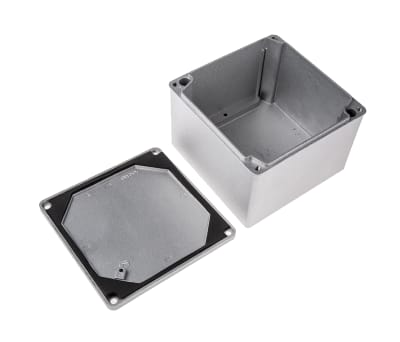 Product image for Diecast ALUM Enclosure, 91x133x133mm