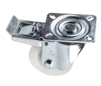 Product image for HD SWIVEL CASTOR W/TP & BR,100MM 450KG