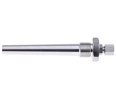 Product image for RS PRO Thermowell for use with Temperature Sensor With 6mm Probe Diameter, 1/2 BSP