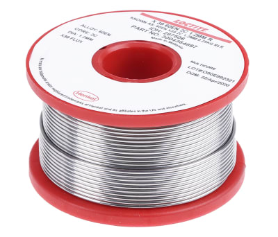 Product image for 60/40 TIN/LEAD SOLDER X39,1.2MM,250G