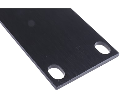 Product image for Black finish 19in front panel,483x44mm