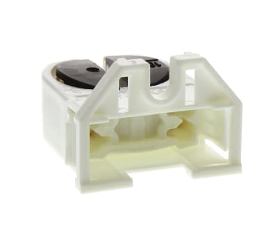 Product image for T5 CAP SNAP-FIT BOTTOM WIRING LAMPHOLDER