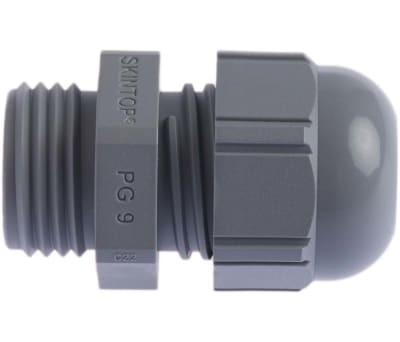 Product image for Cable gland, polyamide, grey, PG9, IP68