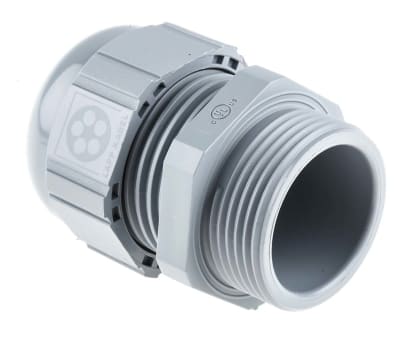 Product image for Cable gland, polyamide, grey, PG21, IP68