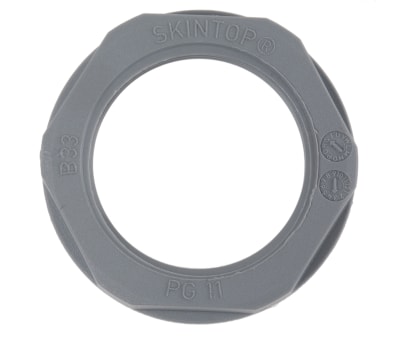 Product image for LOCKNUT, NYLON, GREY, PG11, IP68