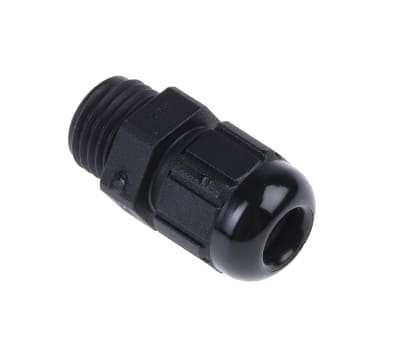 Product image for Cable gland, polyamide, black, PG7, IP68