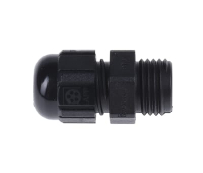 Product image for Cable gland, polyamide, black, PG7, IP68