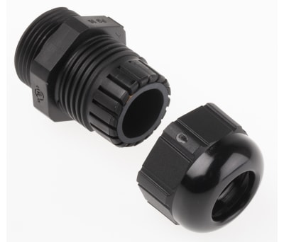 Product image for Cable gland, polyamide, black, PG16,IP68