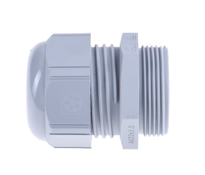 Product image for Cable gland, nylon, grey, M32x1.5, IP68