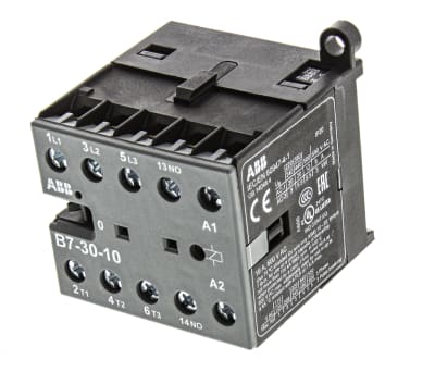 Product image for MINIATURE CONTACTOR,4KW 16A 240VAC COIL