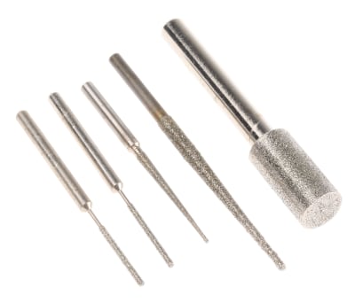 Product image for 5 piece diamond grinding pin set