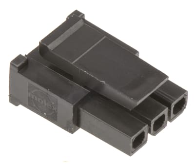 Product image for 3 way single row receptacle,3mm pitch