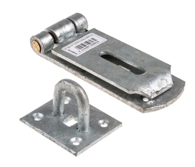 Product image for RS PRO Steel Hasp & Staple, 254 x 54mm