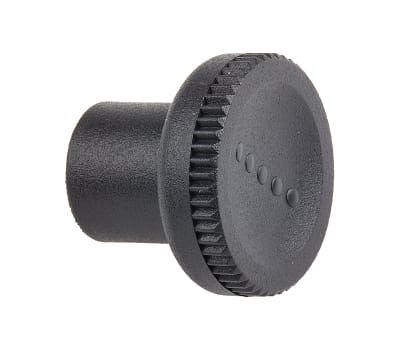 Product image for Thermoplastic push/pull knob,21mm,M4,F