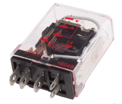 Product image for Non indicating relay, 15A SPDT 24Vac