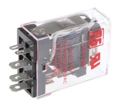 Product image for LED Indicating relay, 15A SPDT 24Vdc