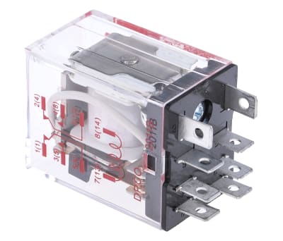 Product image for Non indicating relay, 10A DPDT 240Vac