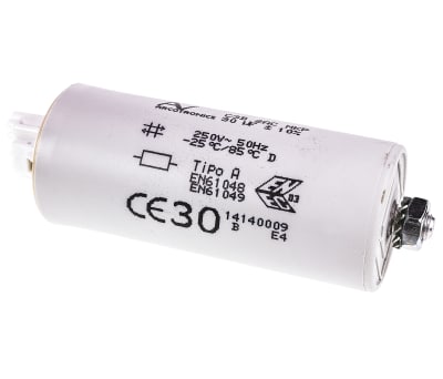 Product image for MKP C3B lighting capacitor,30uF 250Vac